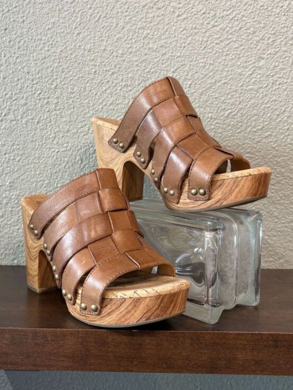 Korkease Devan Brown Terra Heeled Sandals